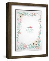 Enjoy the Little Things-Cat Coquillette-Framed Giclee Print