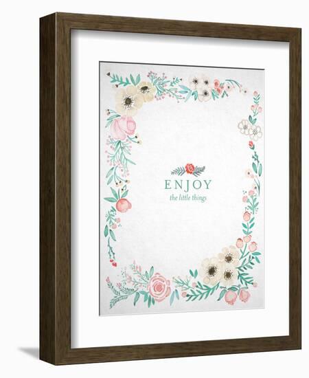 Enjoy the Little Things-Cat Coquillette-Framed Giclee Print