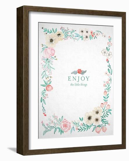 Enjoy the Little Things-Cat Coquillette-Framed Giclee Print