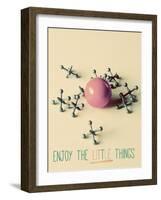 Enjoy the Little Things-Gail Peck-Framed Art Print