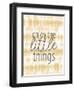 Enjoy the Little Things-Kimberly Allen-Framed Art Print