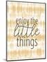 Enjoy the Little Things-Kimberly Allen-Mounted Art Print