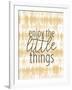 Enjoy the Little Things-Kimberly Allen-Framed Art Print