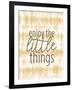 Enjoy the Little Things-Kimberly Allen-Framed Art Print