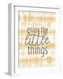 Enjoy the Little Things-Kimberly Allen-Framed Art Print