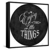 Enjoy the Little Things-Leslie Wing-Framed Stretched Canvas