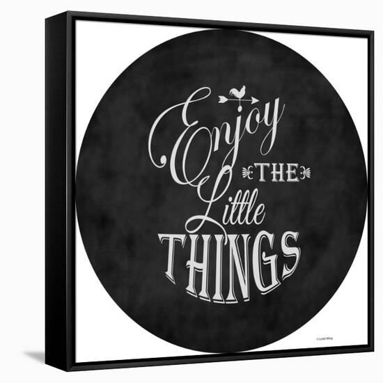 Enjoy the Little Things-Leslie Wing-Framed Stretched Canvas