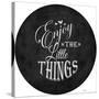 Enjoy the Little Things-Leslie Wing-Stretched Canvas