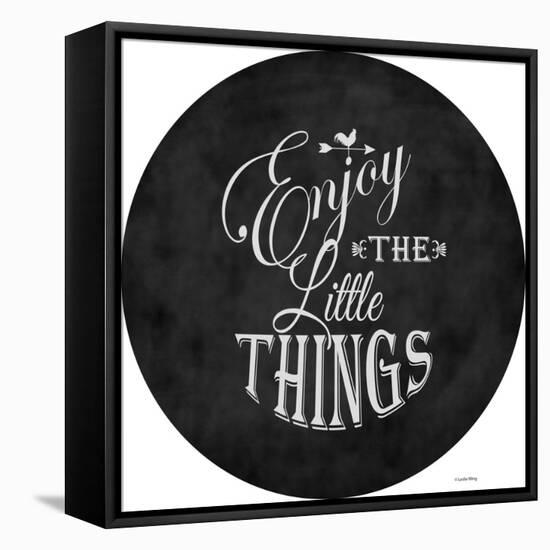 Enjoy the Little Things-Leslie Wing-Framed Stretched Canvas