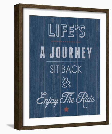 Enjoy The Ride-Tom Frazier-Framed Art Print