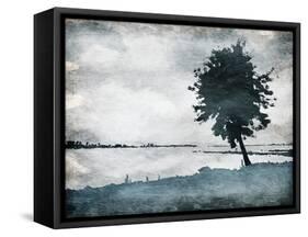 Enjoy The Scenery-OnRei-Framed Stretched Canvas