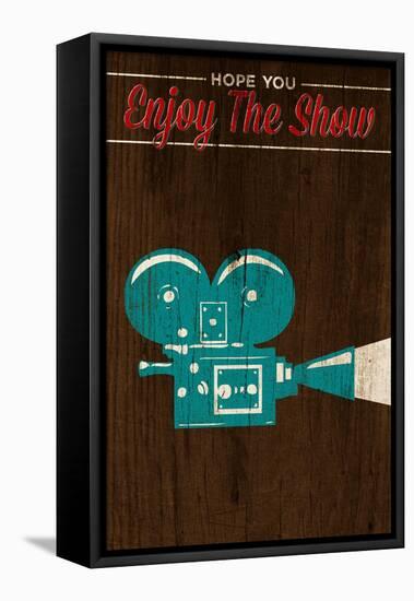Enjoy the Show (Camera)-null-Framed Stretched Canvas