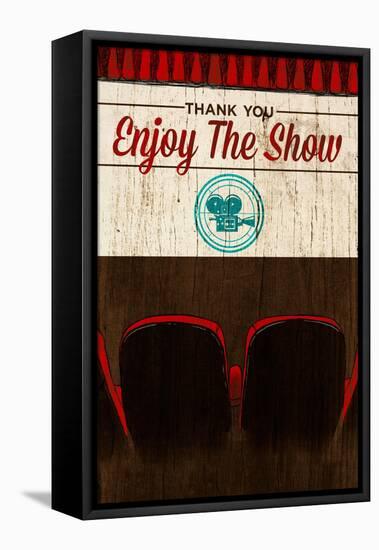 Enjoy the Show (Theater)-null-Framed Stretched Canvas