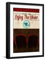 Enjoy the Show (Theater)-null-Framed Art Print