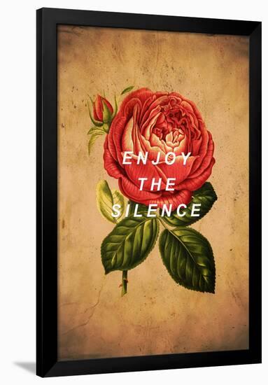 Enjoy The Silence-null-Framed Poster