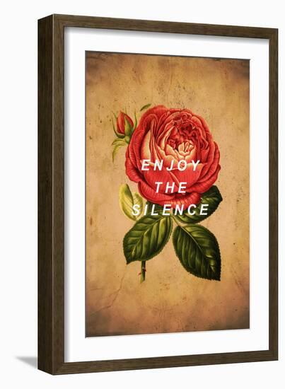 Enjoy The Silence-null-Framed Art Print