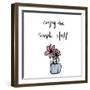 Enjoy the Simple Stuff-Susan Bryant-Framed Art Print