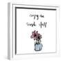 Enjoy the Simple Stuff-Susan Bryant-Framed Art Print