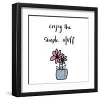 Enjoy the Simple Stuff-Susan Bryant-Framed Art Print