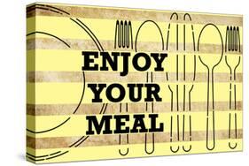 Enjoy Your Meal 1-null-Stretched Canvas