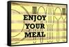 Enjoy Your Meal 1-null-Framed Stretched Canvas