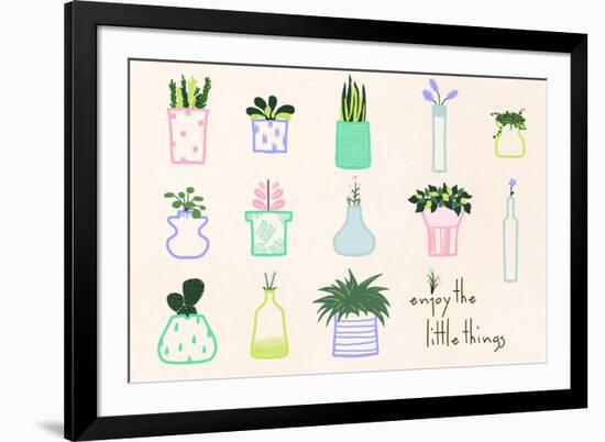 Enjoy-null-Framed Art Print