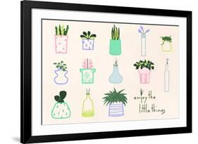 Enjoy-null-Framed Art Print