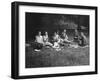 Enjoying a picnic at the Middlesex County AC Hill Climb, c1930-Bill Brunell-Framed Photographic Print