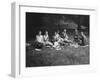 Enjoying a picnic at the Middlesex County AC Hill Climb, c1930-Bill Brunell-Framed Photographic Print