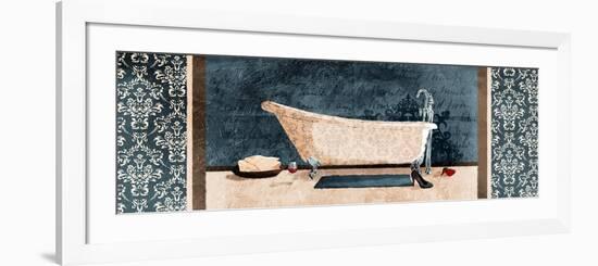 Enjoying Bath-Jace Grey-Framed Premium Giclee Print