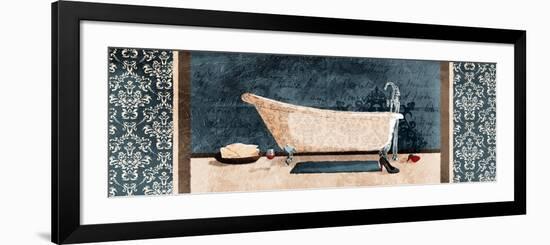 Enjoying Bath-Jace Grey-Framed Premium Giclee Print