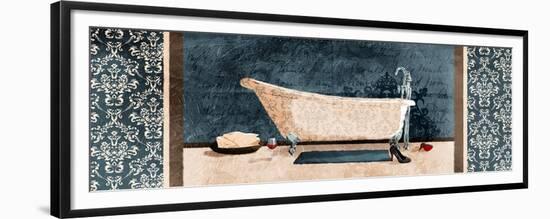 Enjoying Bath-Jace Grey-Framed Premium Giclee Print