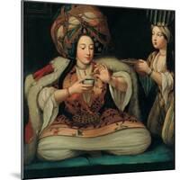 Enjoying Coffee, Early 18th C-null-Mounted Giclee Print