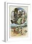 Enjoying Suchard Chocolate at the Beach-null-Framed Giclee Print