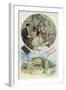 Enjoying Suchard Chocolate at the Opera or Theatre-null-Framed Giclee Print