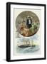 Enjoying Suchard Cocoa on Board a Ship-null-Framed Giclee Print