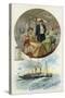 Enjoying Suchard Cocoa on Board a Ship-null-Stretched Canvas