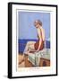 Enjoying The Breeze, UK-null-Framed Giclee Print