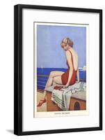 Enjoying The Breeze, UK-null-Framed Giclee Print