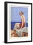 Enjoying The Breeze, UK-null-Framed Giclee Print