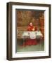 Enjoying the Fruits of the Spirit (Oil on Panel)-Georges Croegaert-Framed Giclee Print