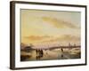 Enjoying the Ice, 1855-Andreas Schelfhout-Framed Giclee Print