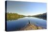 Enjoying the Morning Calm-wildnerdpix-Stretched Canvas