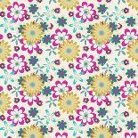 Seamless Floral  Pattern-Enka Parmur-Art Print