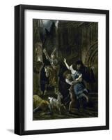 Enlèvement d'Esméralda-Louis Boulanger-Framed Giclee Print