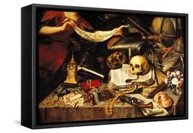 Enlightenment of Life, 1655-Antonio Pereda y Salgado-Framed Stretched Canvas