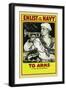 Enlist in the Navy, To Arms, c.1917-Milton Bancroft-Framed Art Print