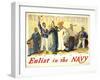 Enlist in the Navy-null-Framed Giclee Print