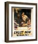 Enlist Now - U.S. Marine Corps-Sgt^ Tom Lovell-Framed Premium Giclee Print