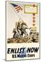 Enlist Now-null-Mounted Poster